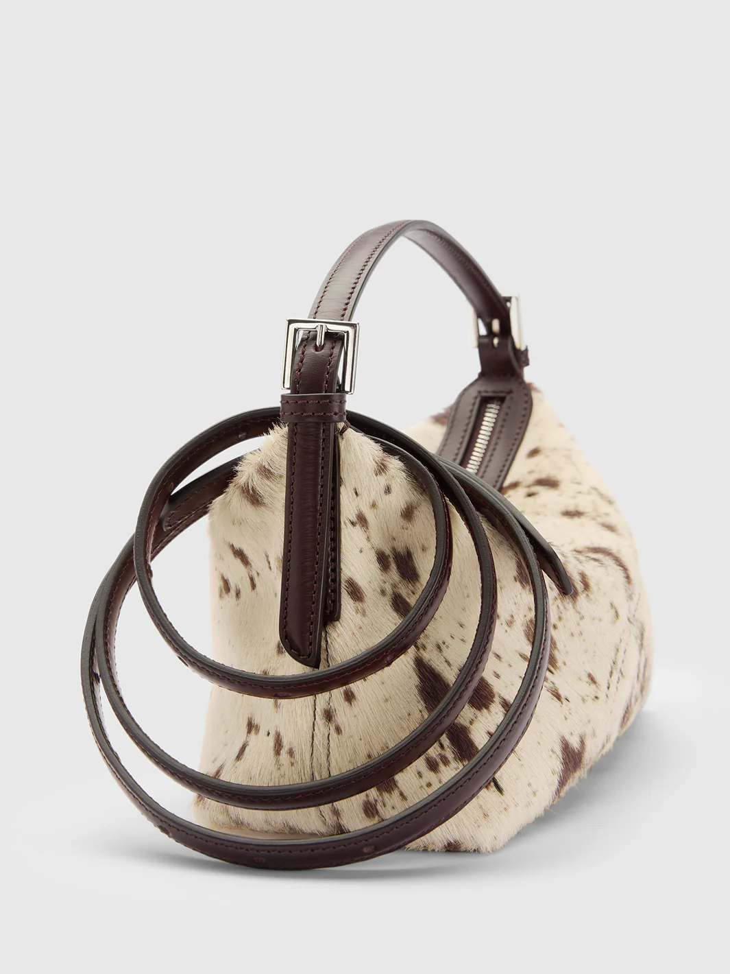 ATP Atelier - Vadena Printed Mini Cow Leather Pouch