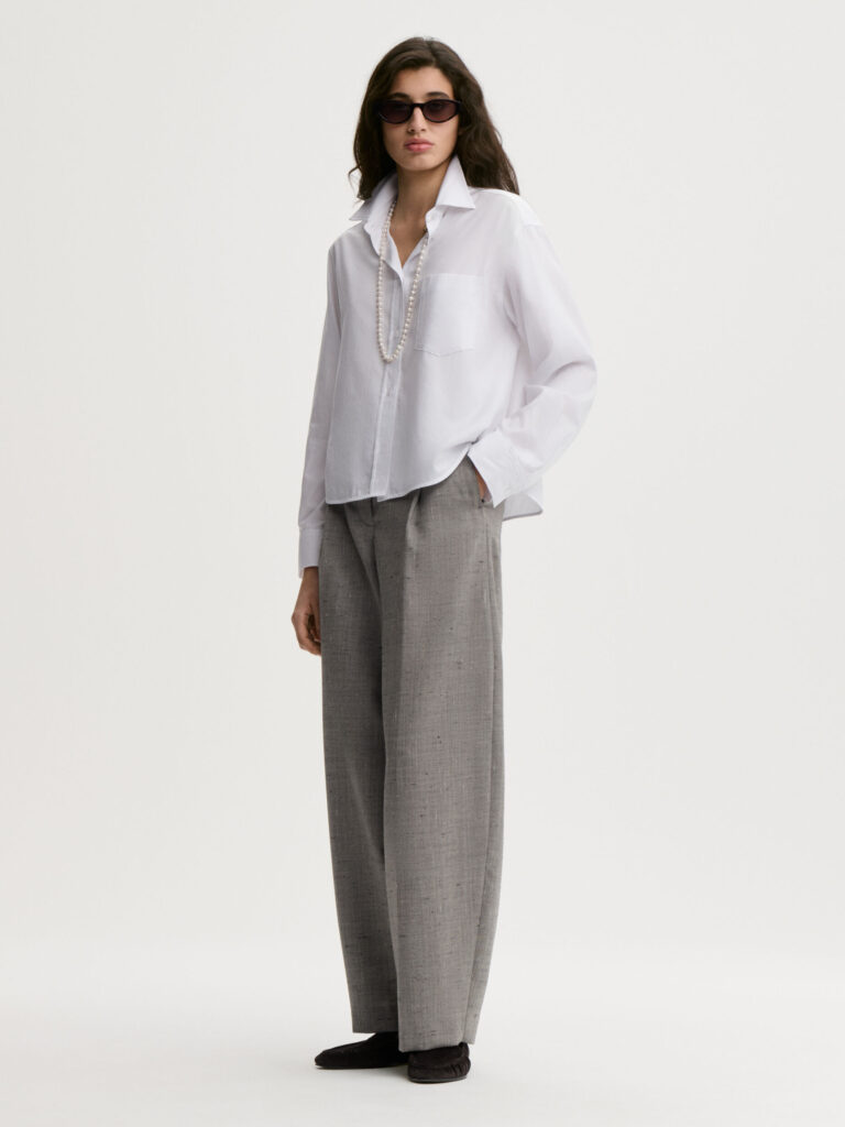 By Malene Birger - Audrey Cropped Organic Cotton Shirt