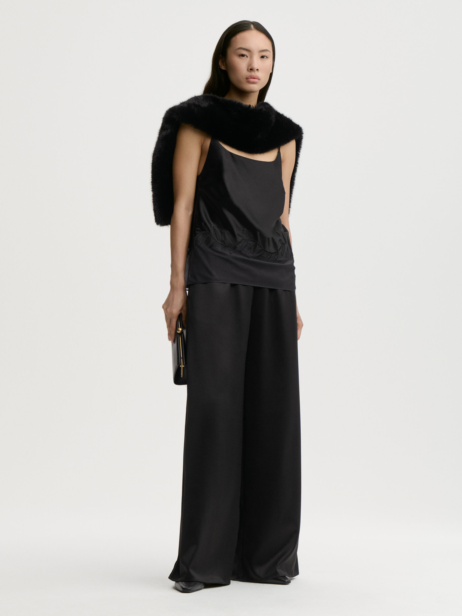 By Malene Birger - Louis Wide-Leg Trousers Black