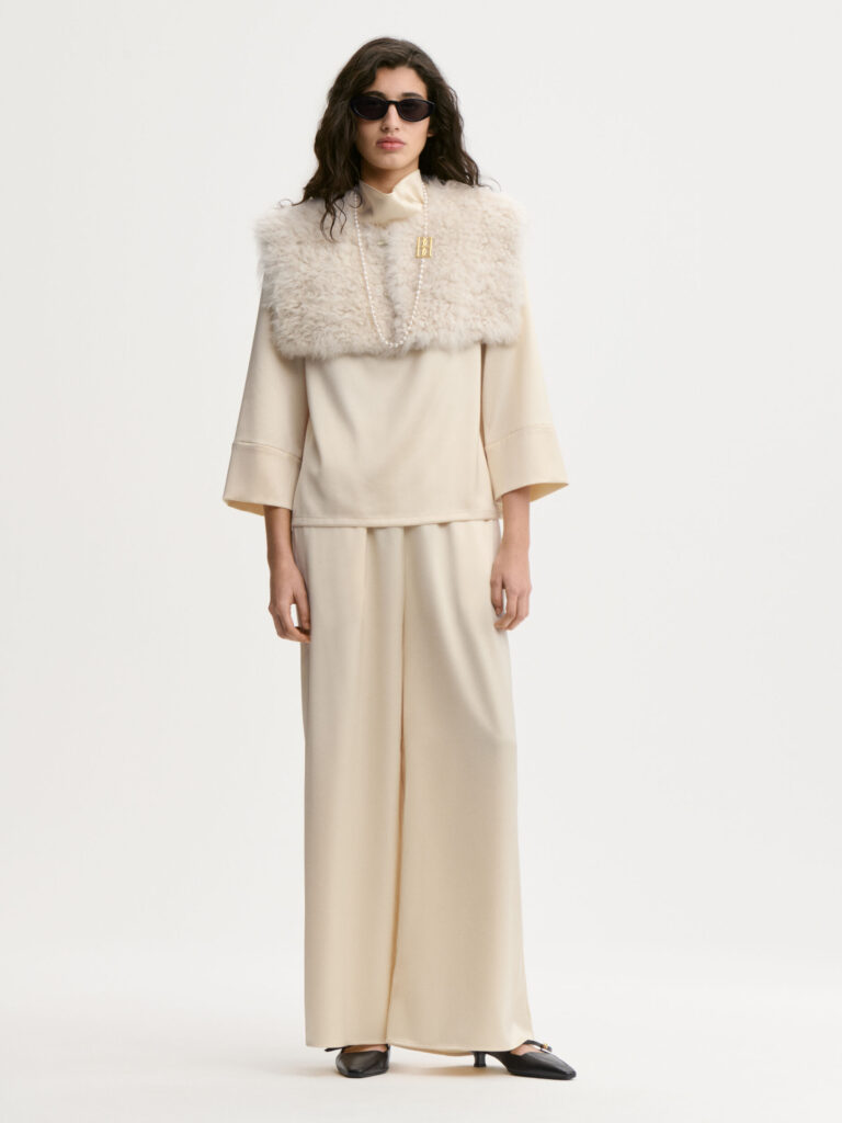 By Malene Birger - Louis Wide-Leg Trousers French Vanilla