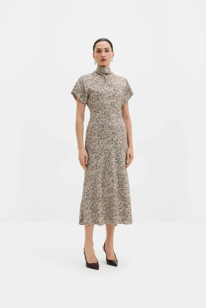 Malina - Alivia Midi Dress Shaded Dot