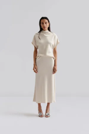 Malina - Aubree Midi Skirt Vanilla