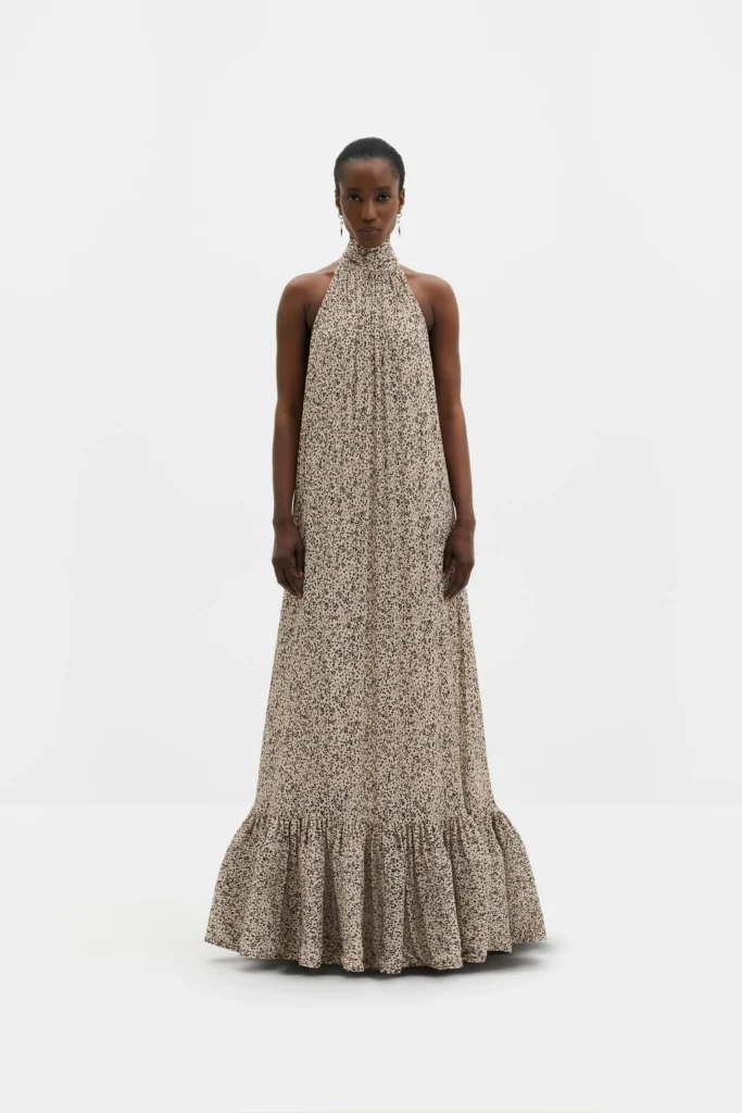 Malina - Lykke Maxi Dress Shaded Dot