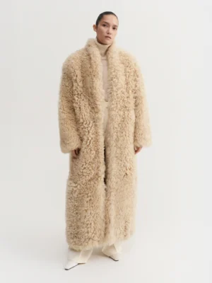 Almada Label - Claudie Shearling Goat Cashew