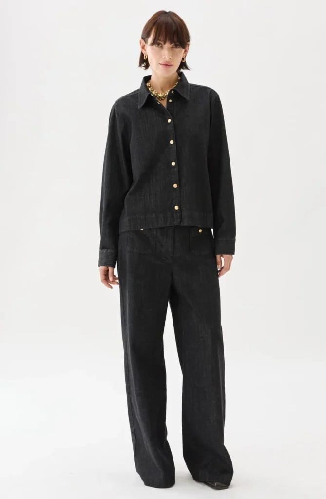 Busnel - Poppy Shirt Black Denim
