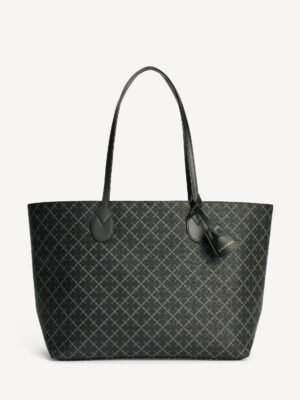 By Malene Birger - Abigail Printed Tote Bag Charcoal