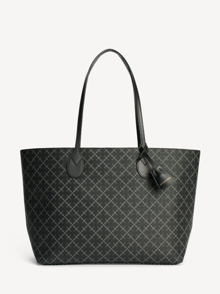 By Malene Birger - Abigail Printed Tote Bag Charcoal