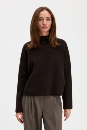 Filippa K - Mika Yak Funnelneck Sweater Golden Brown