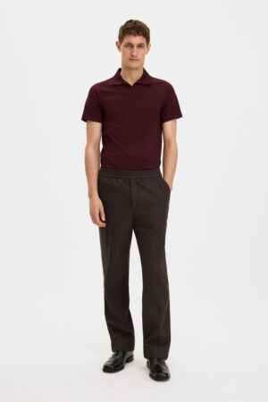 Filippa K - Theo Flannel Trousers Walnut Brown