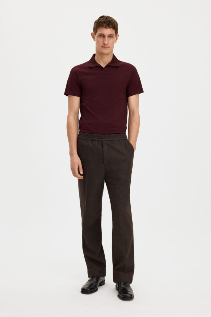 Filippa K - Theo Flannel Trousers Walnut Brown