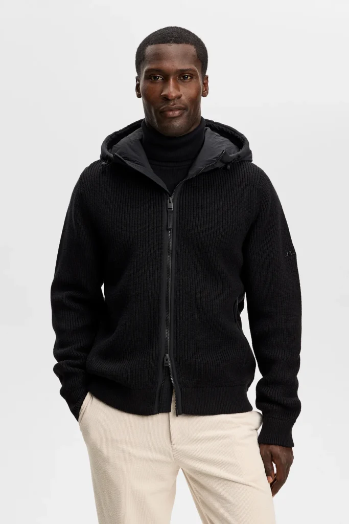 J.Lindeberg - Dorin Knit Hood Hybrid Jacket