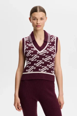 J.Lindeberg - Pheobe Jacquard Knit Vest