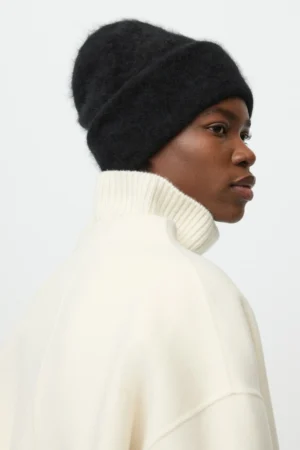 Soft Goat - Brushed Beanie Black