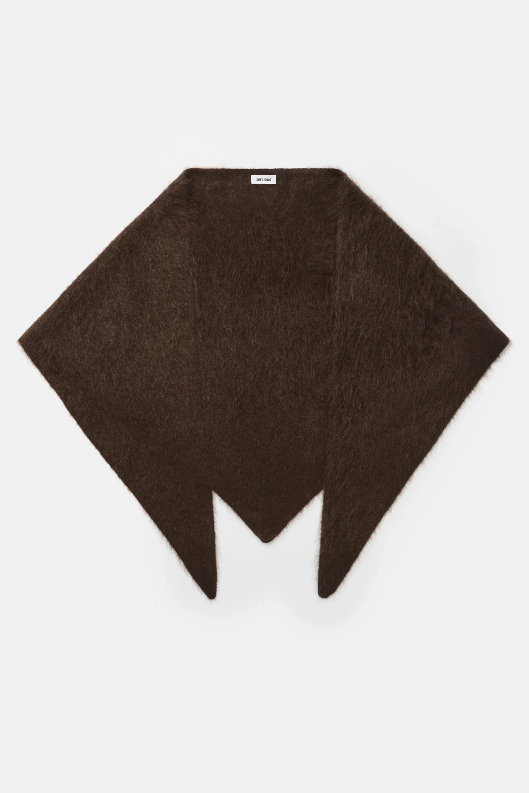 Soft Goat - Brushed Scarf Mocha