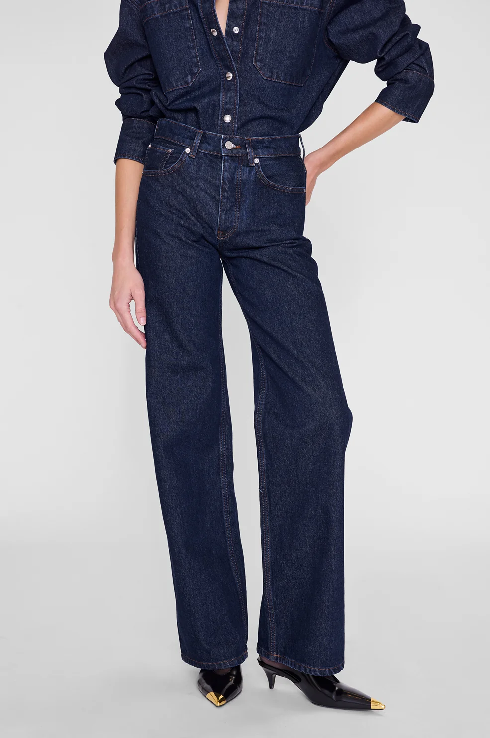 Anine Bing - Hugh Jean Unwashed Blue