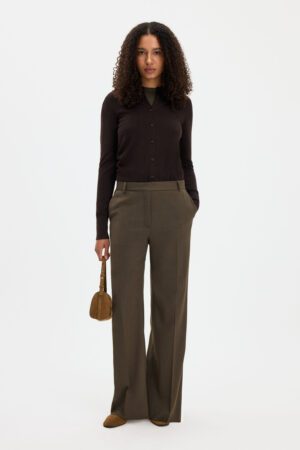 Filippa K - Hutton Wool Trousers Walnut Brown