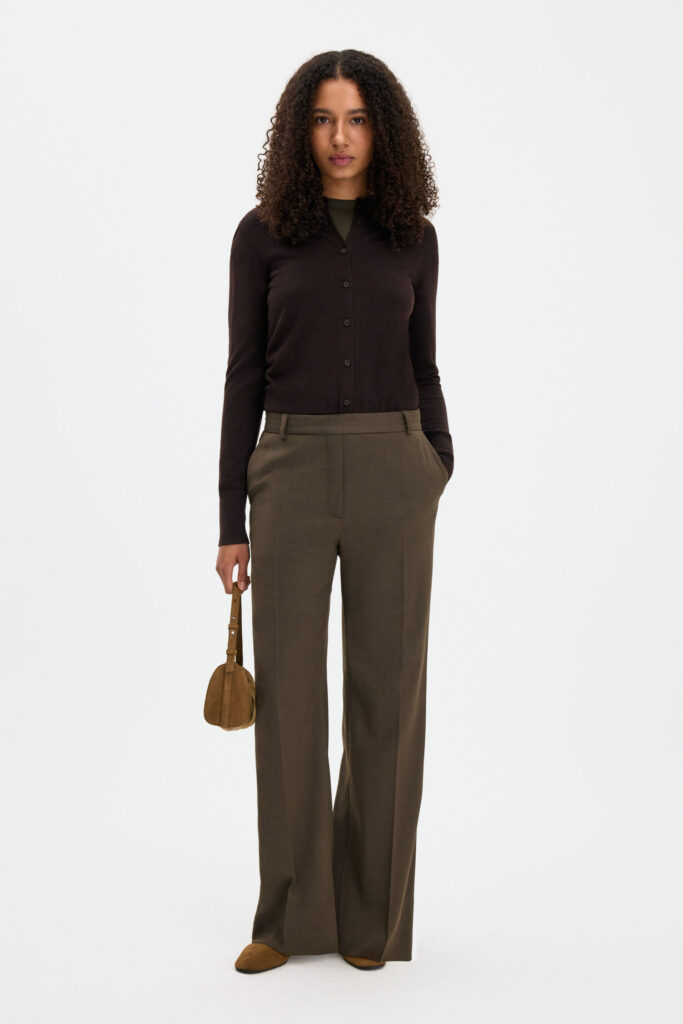Filippa K - Hutton Wool Trousers Walnut Brown