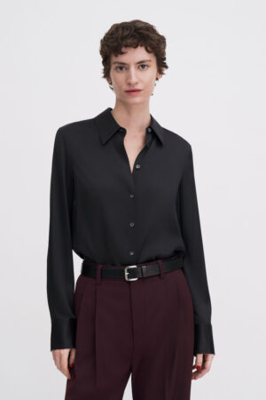 Filippa K - Silk Shirt Black