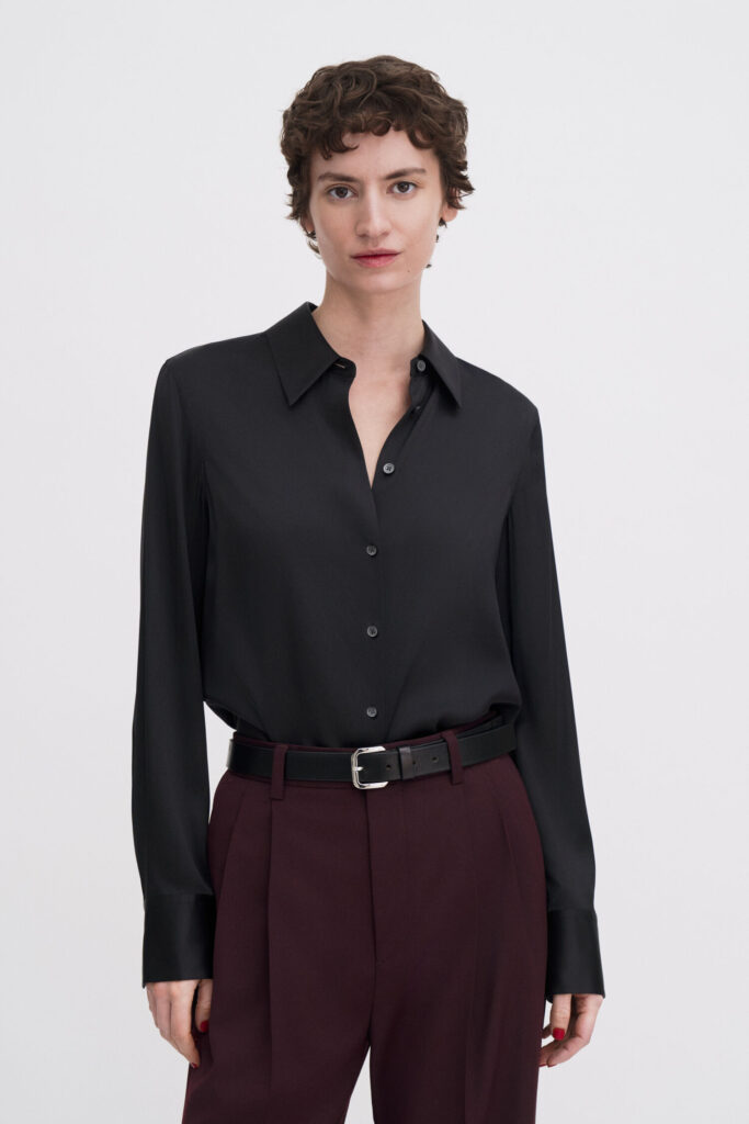 Filippa K - Silk Shirt Black