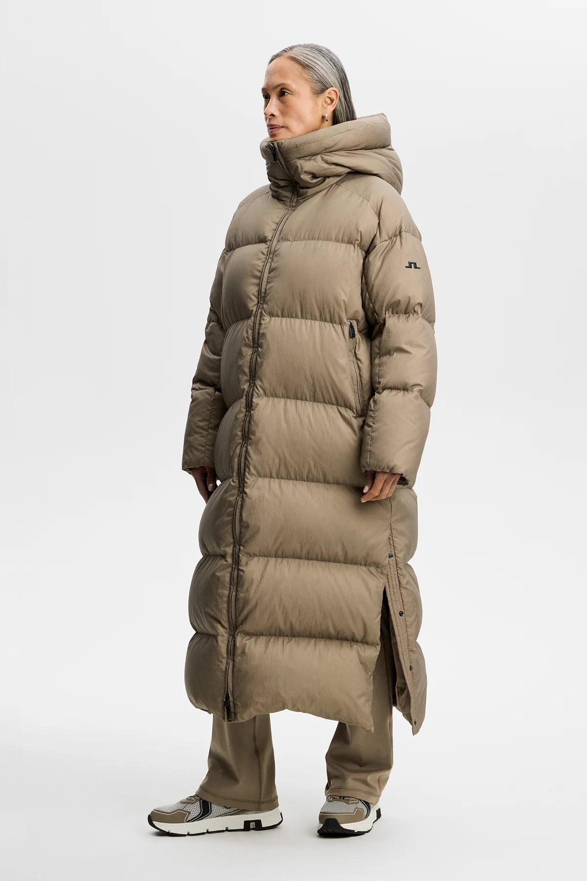 J.Lindeberg - Serene Crinkle Down Parka Brindle
