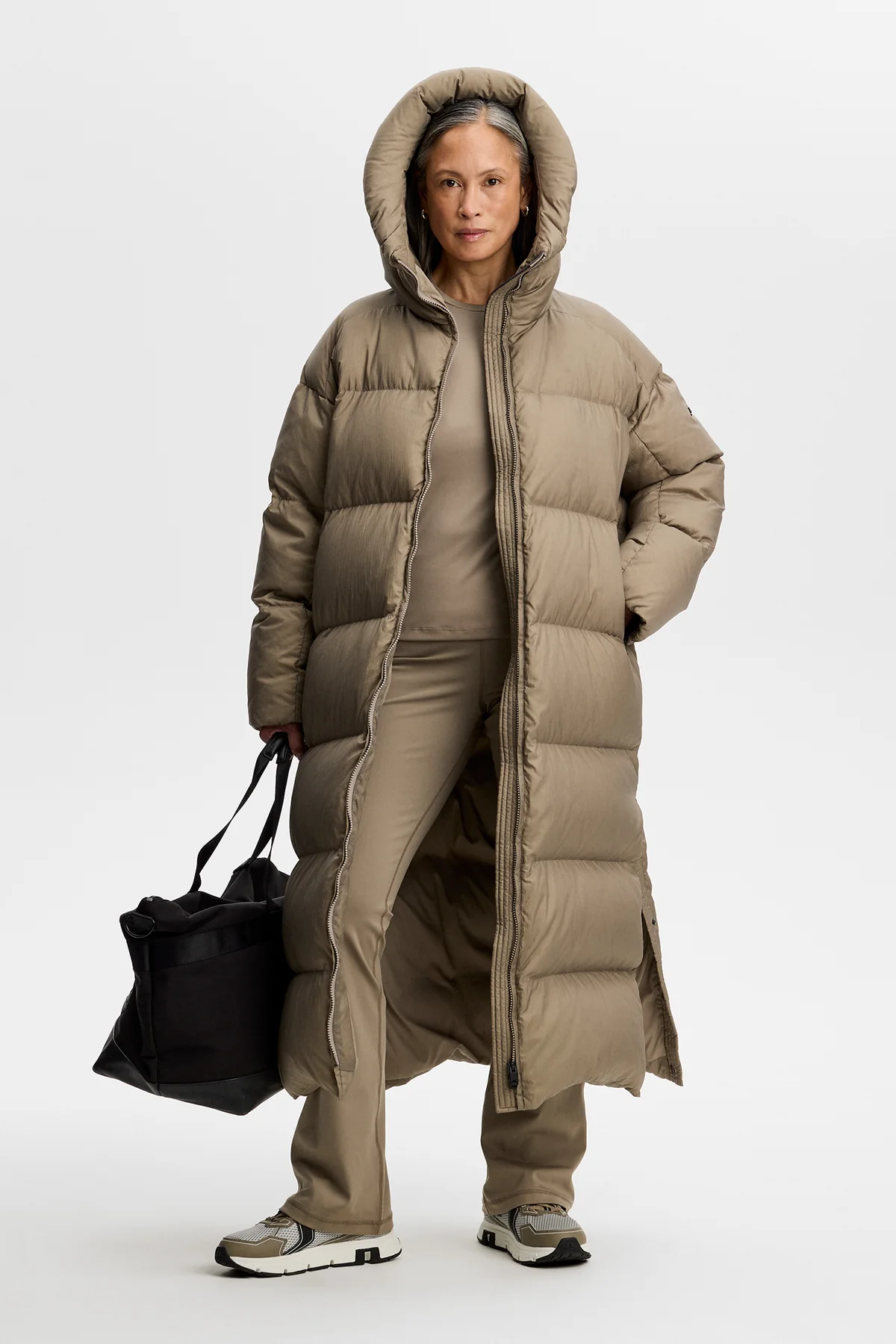 J.Lindeberg - Serene Crinkle Down Parka Brindle