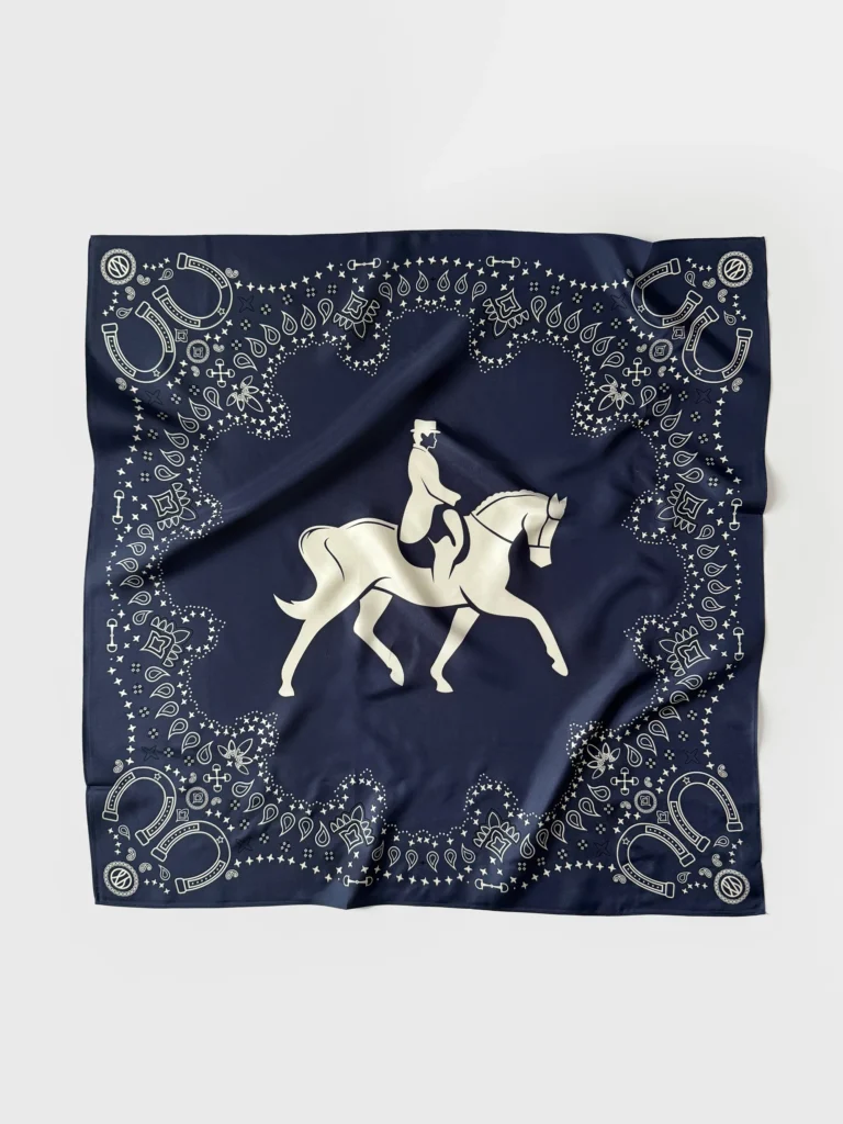 Le Scarf - Equestrian Scarf Navy