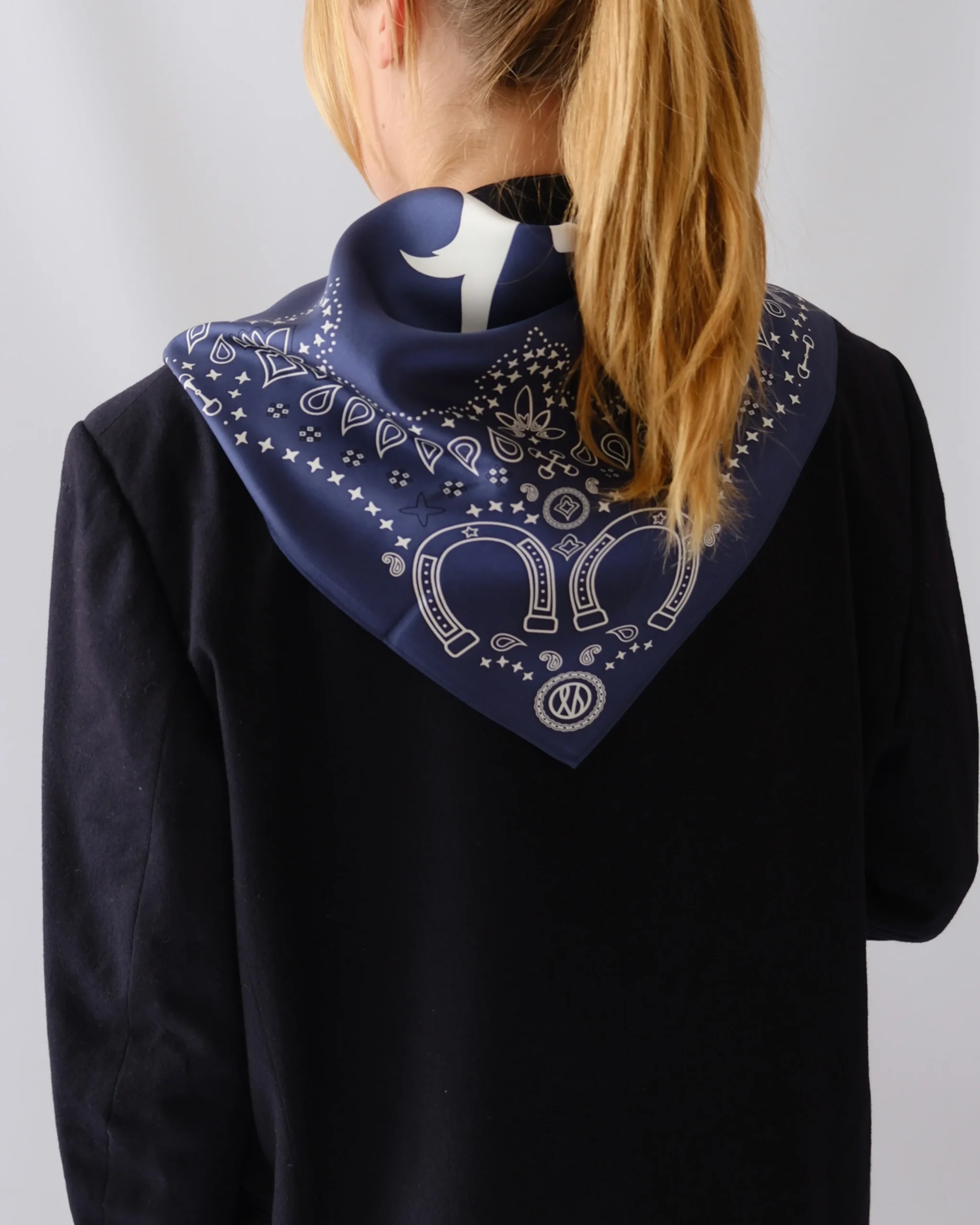 Le Scarf - Equestrian Scarf Navy