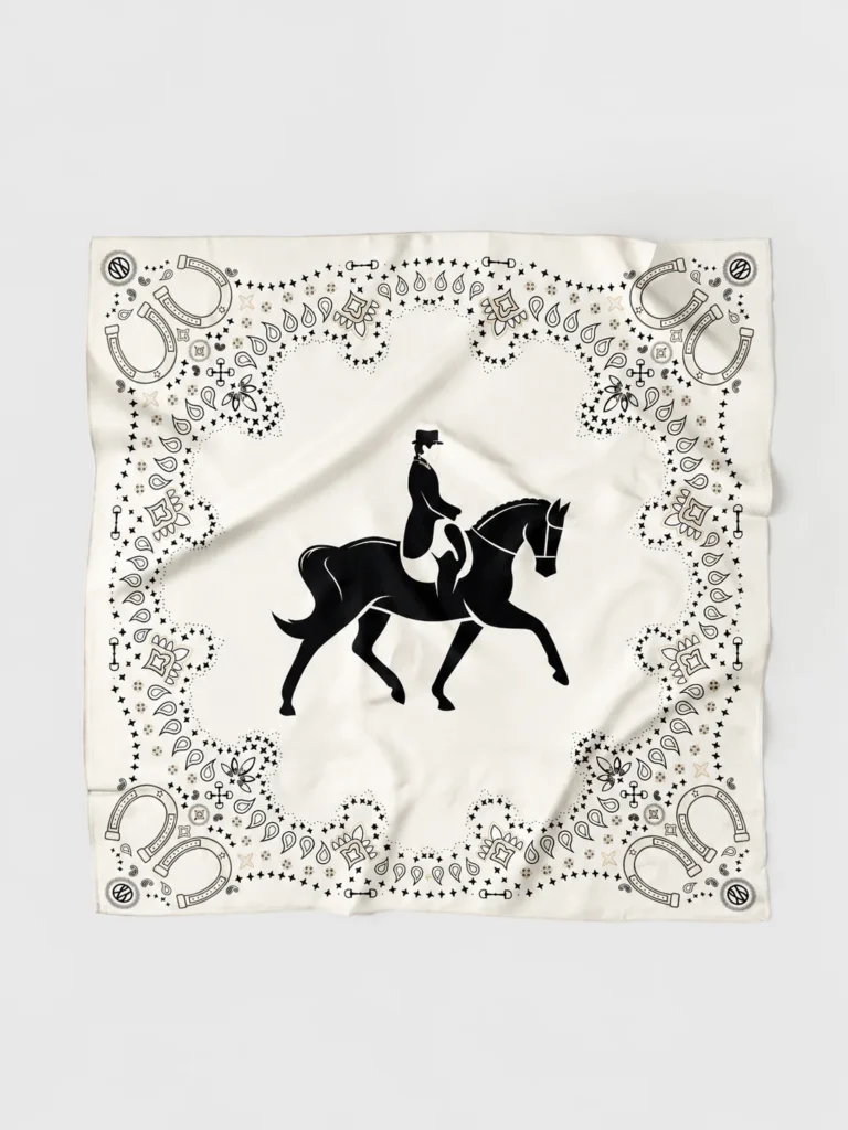 Le Scarf - Equestrian Scarf White