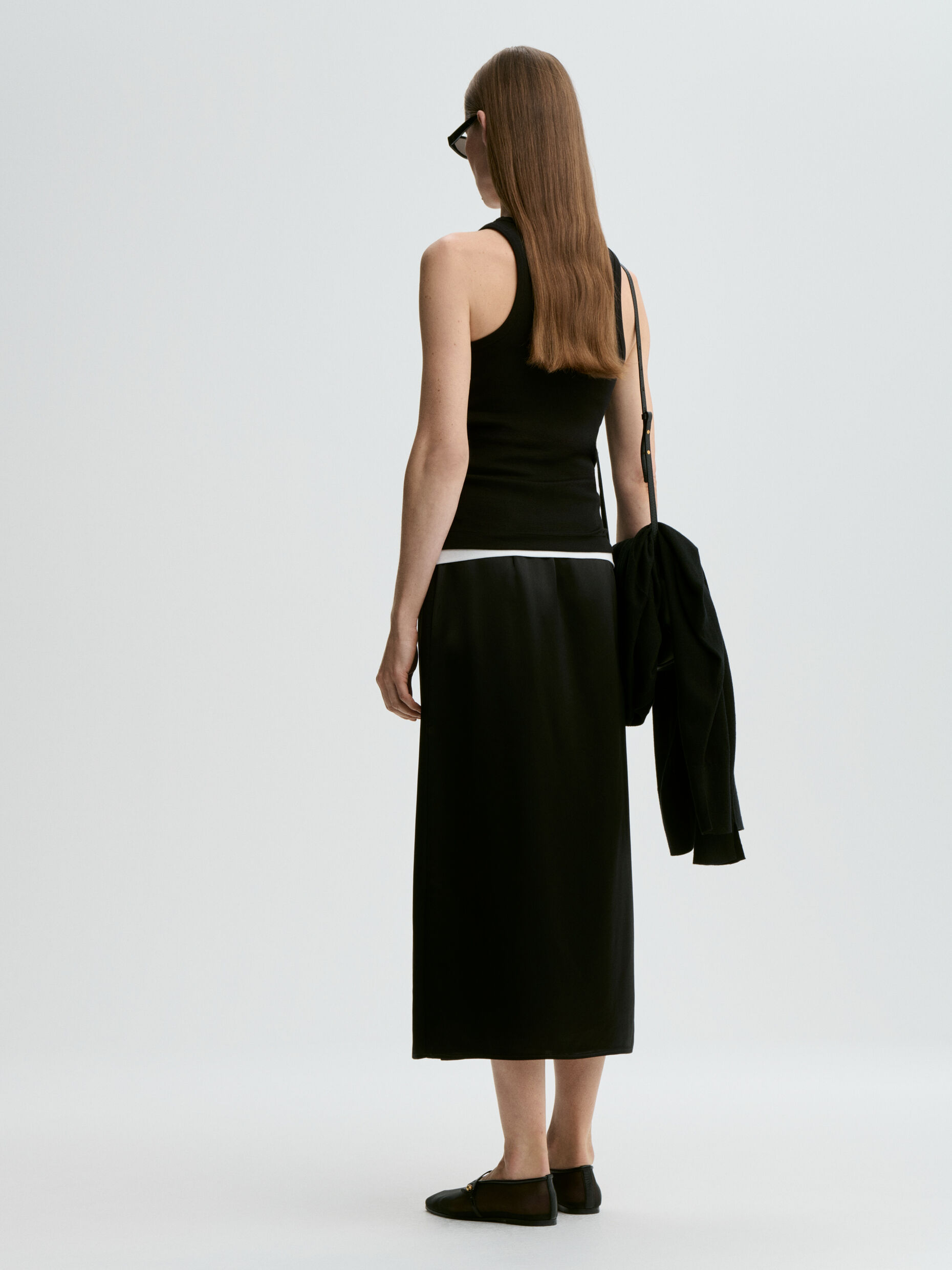 By Malene Birger - Mani Organic Cotton Tank Top Black