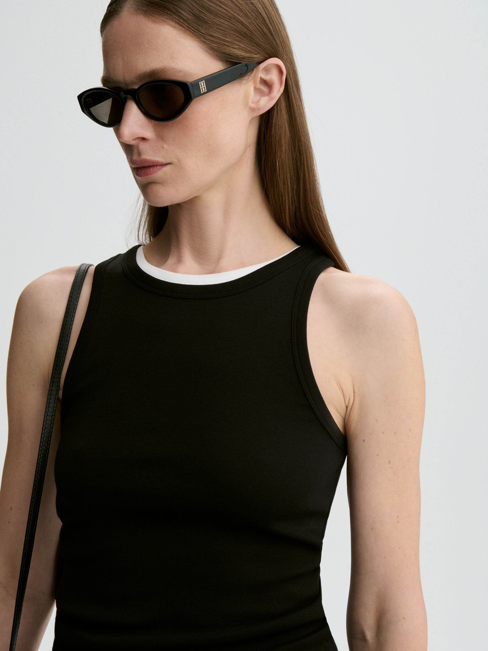 By Malene Birger - Mani Organic Cotton Tank Top Black