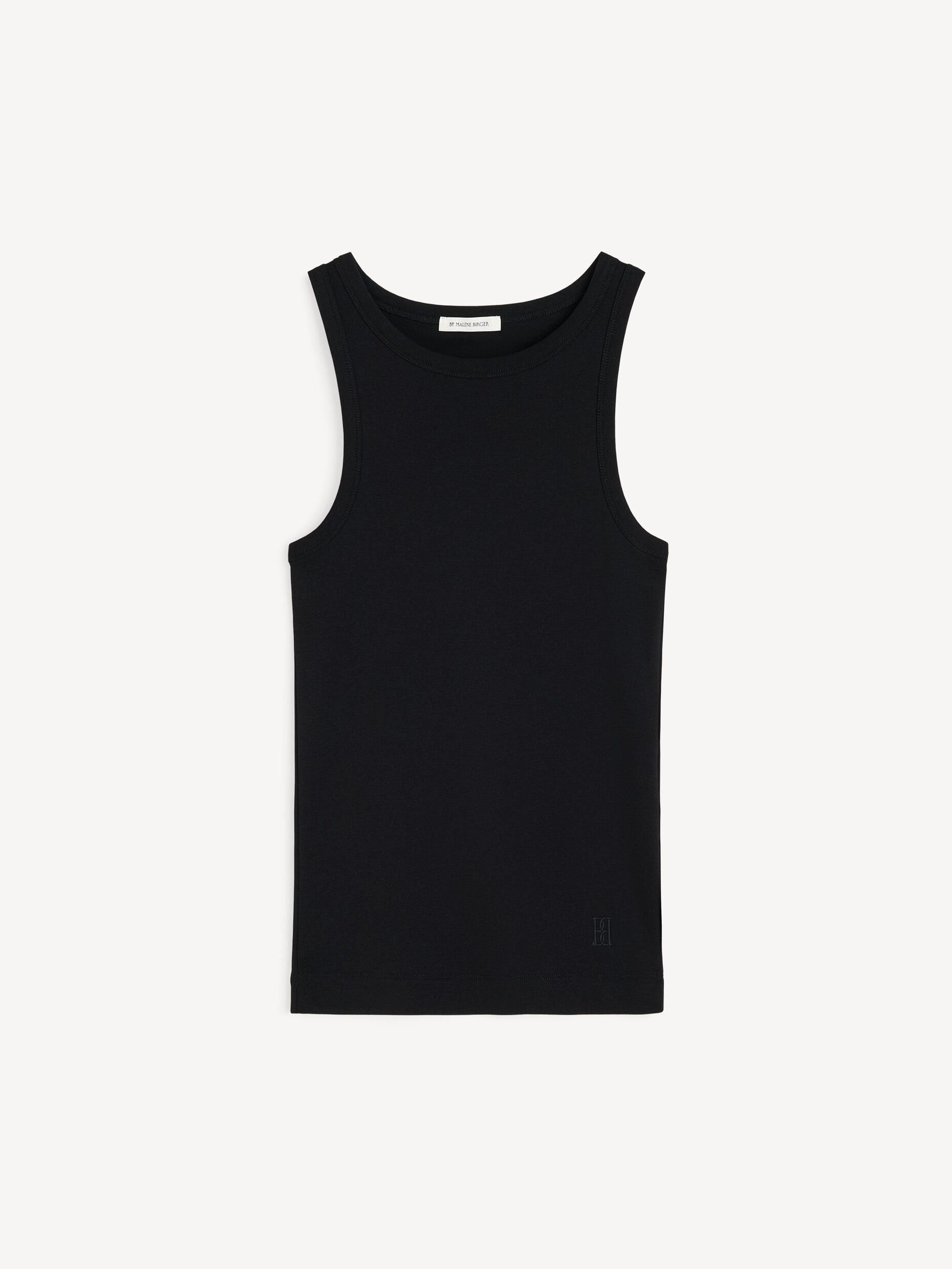By Malene Birger - Mani Organic Cotton Tank Top Black