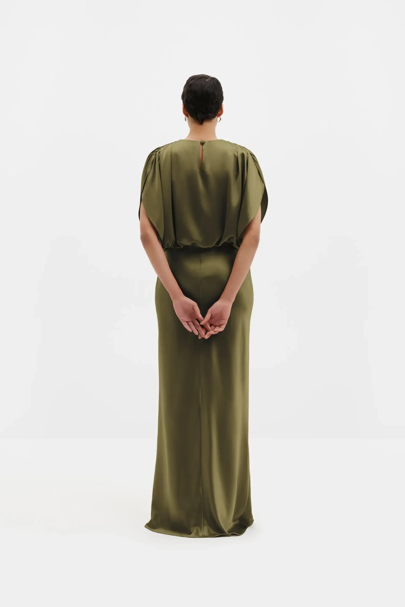 Malina - Linhe Maxi Dress Moss Green