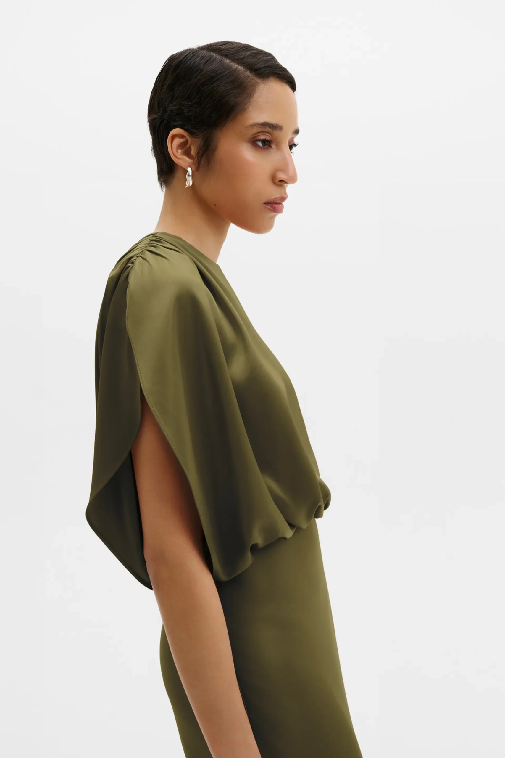 Malina - Linhe Maxi Dress Moss Green