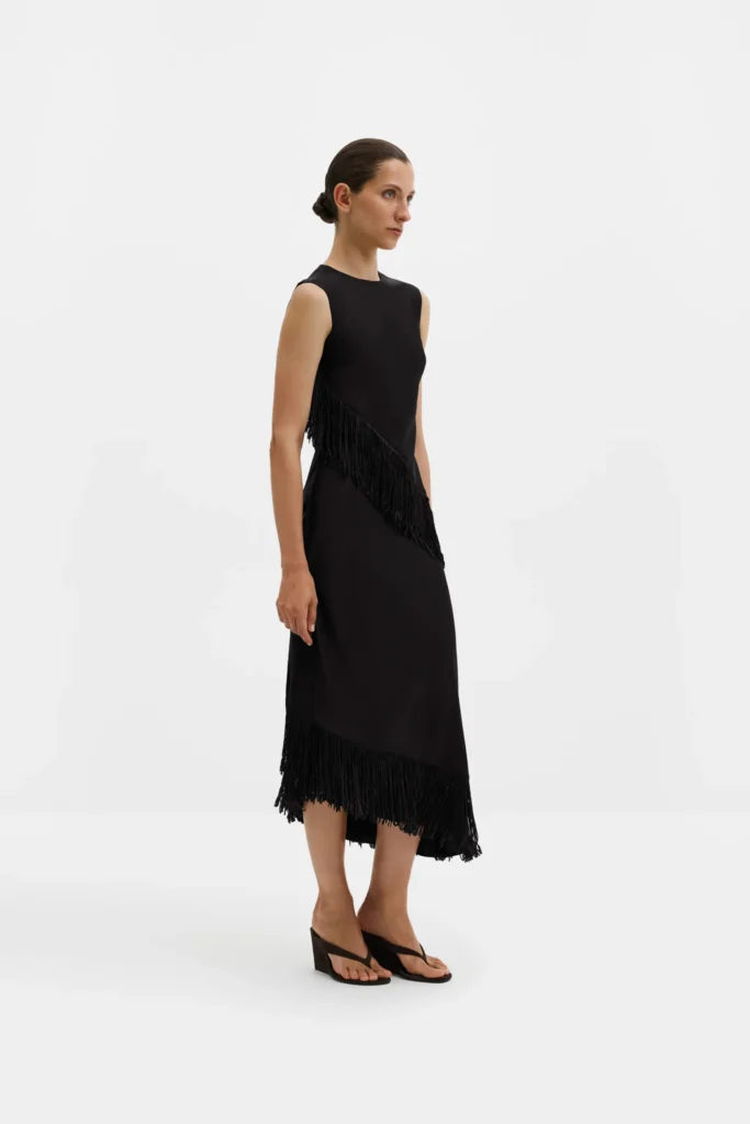 Malina - Lovis Midi Dress Black