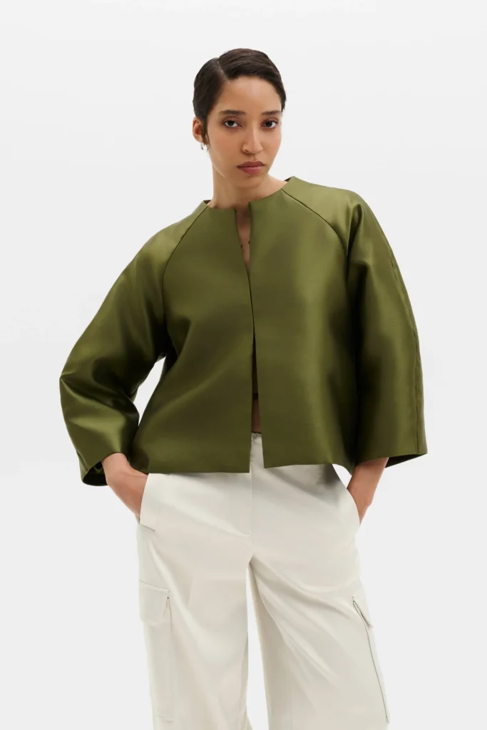 Malina - Novalie Blouse Moss Green