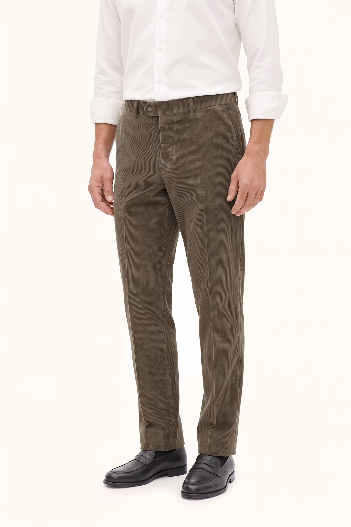 Oscar Jacobson - Dandy Curdoroy Trousers Beige