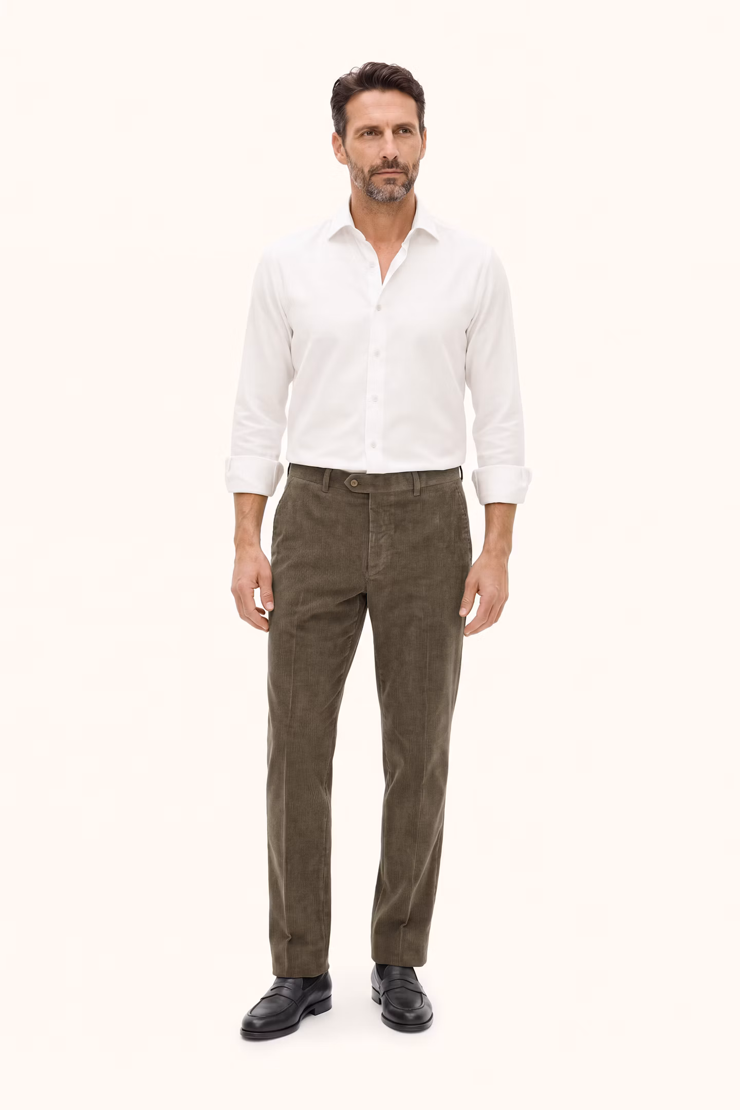 Oscar Jacobson - Dandy Curdoroy Trousers Beige