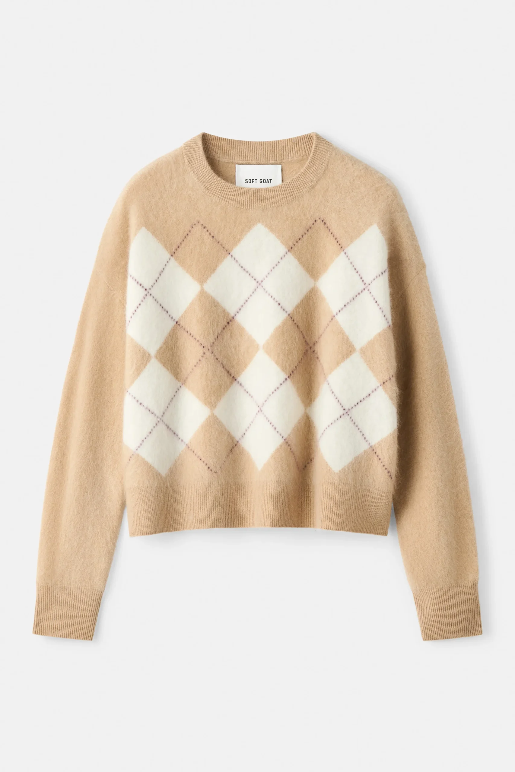 Soft Goat - Argyle Crewneck