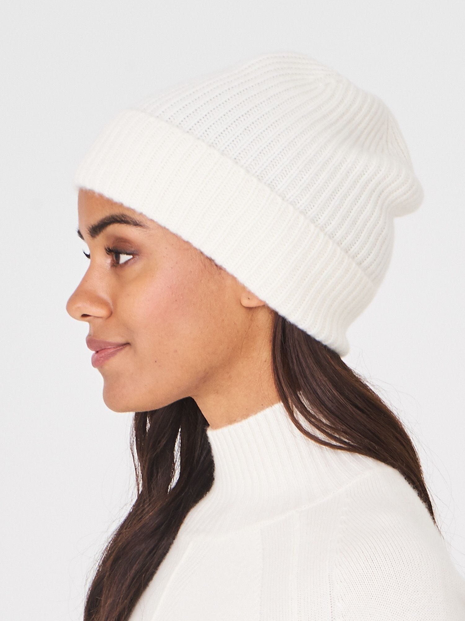 Repeat Cashmere - Ribbed Cashmere Beanie