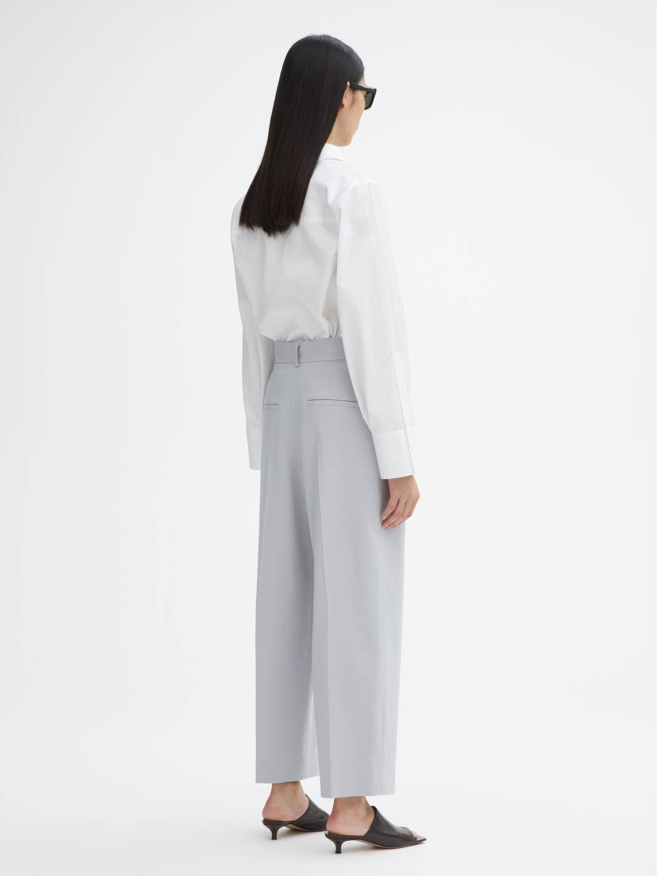 House Of Dagmar - Wide Suit Trousers Cropped