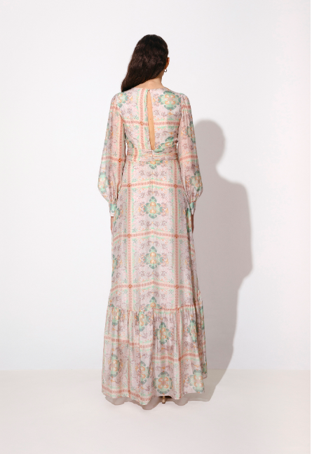 By Malene Birger - Meadow printed maxi silk dress