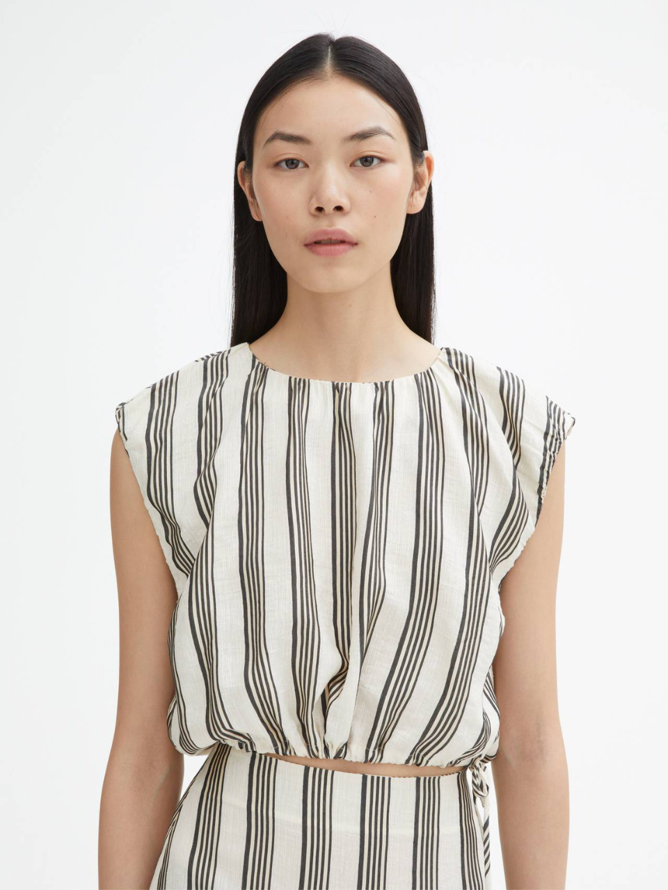 House Of Dagmar - Cropped Striped Top