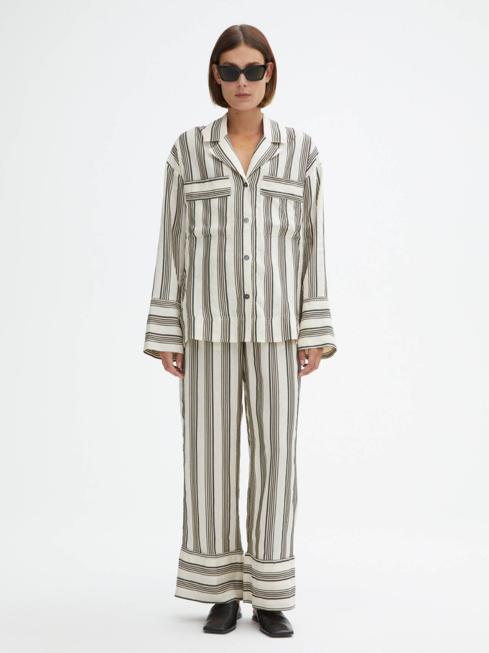 House Of Dagmar - Striped Pyjama Shirt